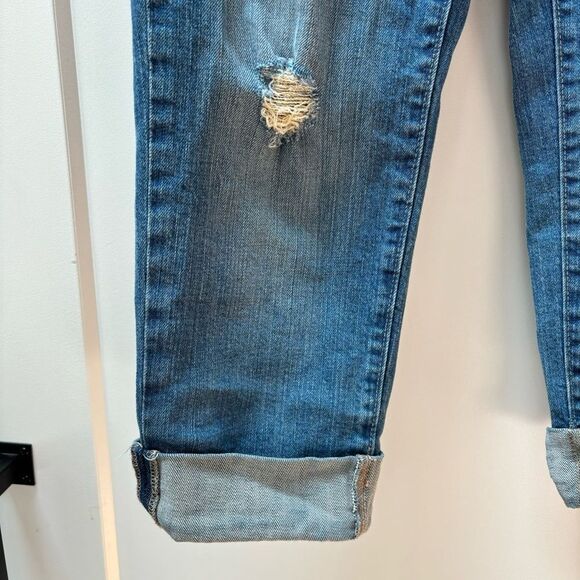 Gap straight crop Coupe distressed jeans woman’s‎ size 10 - Picture 5 of 6